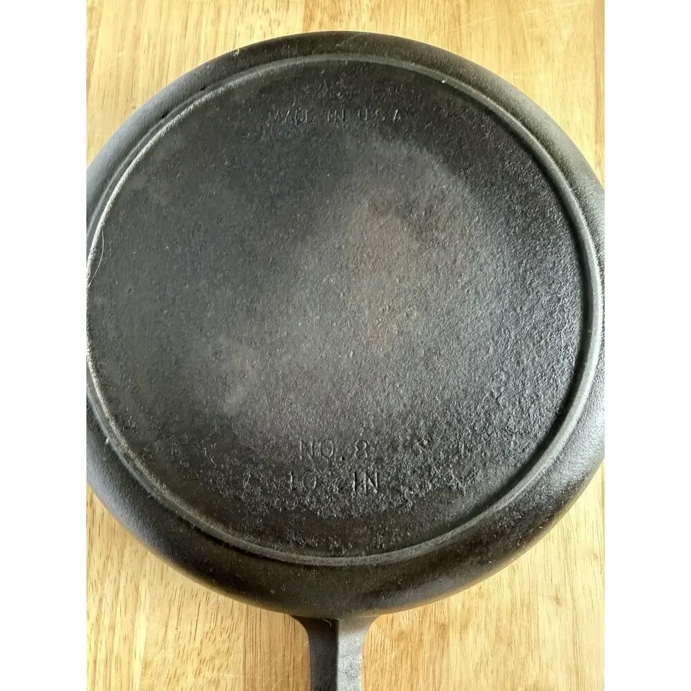 Vintage BSR No. 8 Cast Iron Skillet 10.5” Made in USA